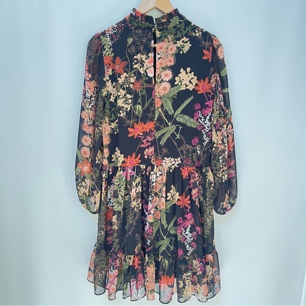 Melonie T Floral Ruffle Dress Size 6 | Whimsigoth‎ Fairycore Sheer Sleeve Dress - Picture 5 of 15